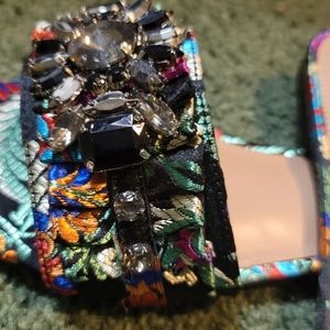 Steve Madden jeweled slippers